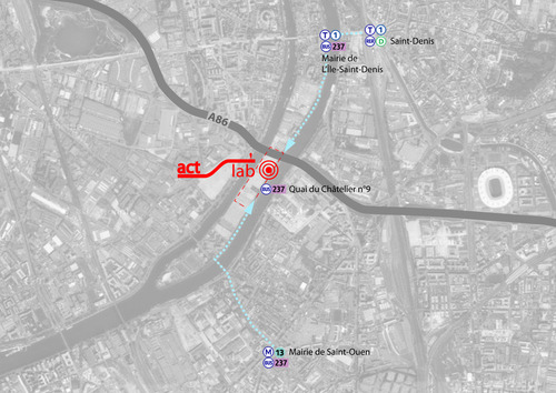 Bellastock ATClab plan accès Ile St Denis éco-quartier éco-lab
